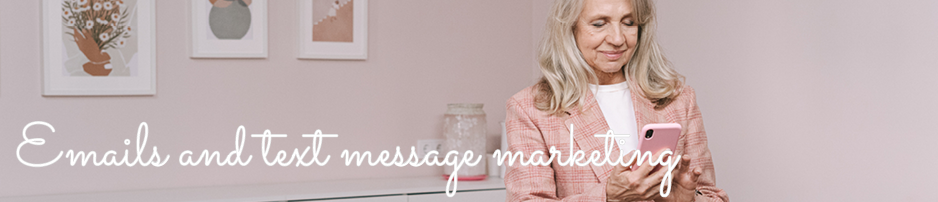 Email and SMS text message marketing for salons, spas and clinics